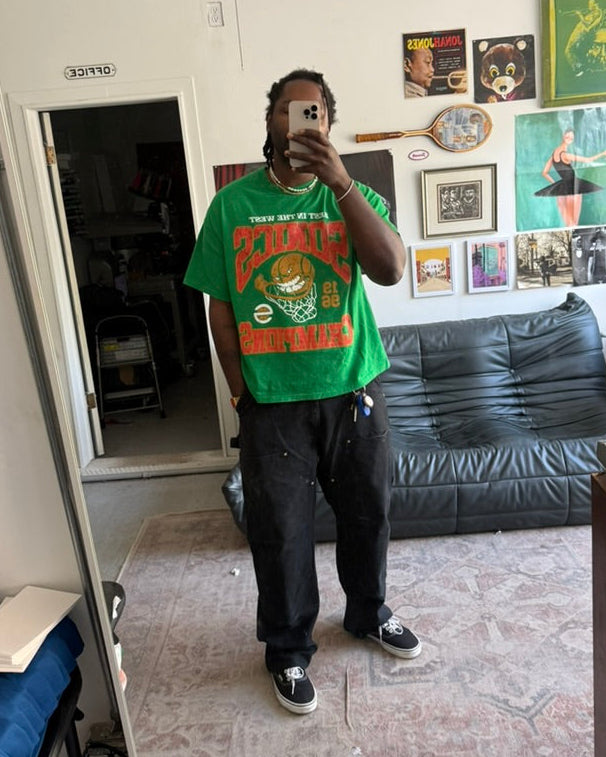 1996 Sonics Crop Tee