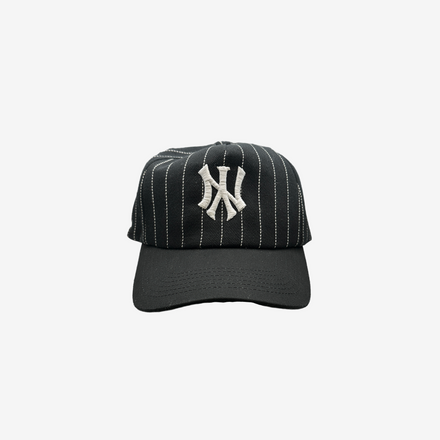 PINSTRIPE YANKS CAP (BLACK)