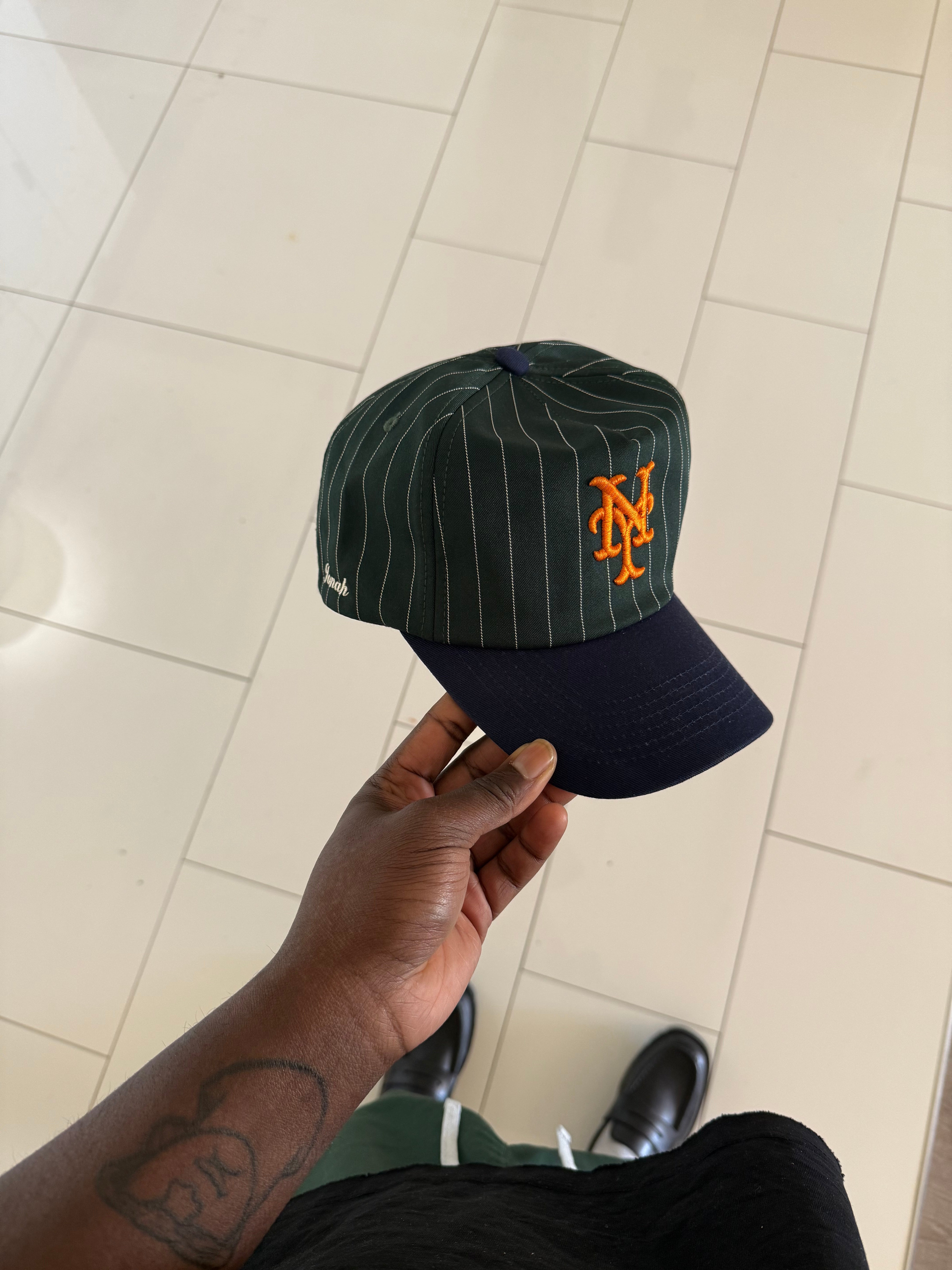 METS PINSTRIPE CAP