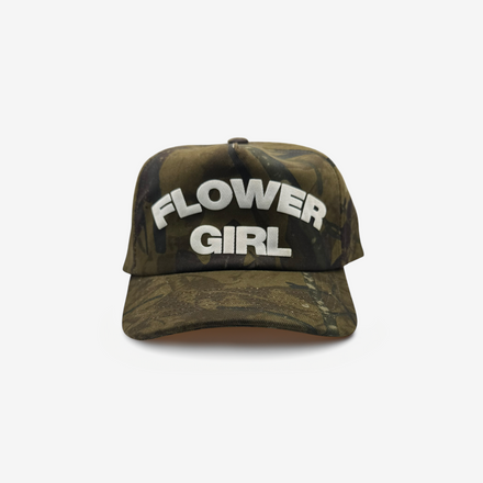 FLOWER GIRL CAP (DARK CAMO)