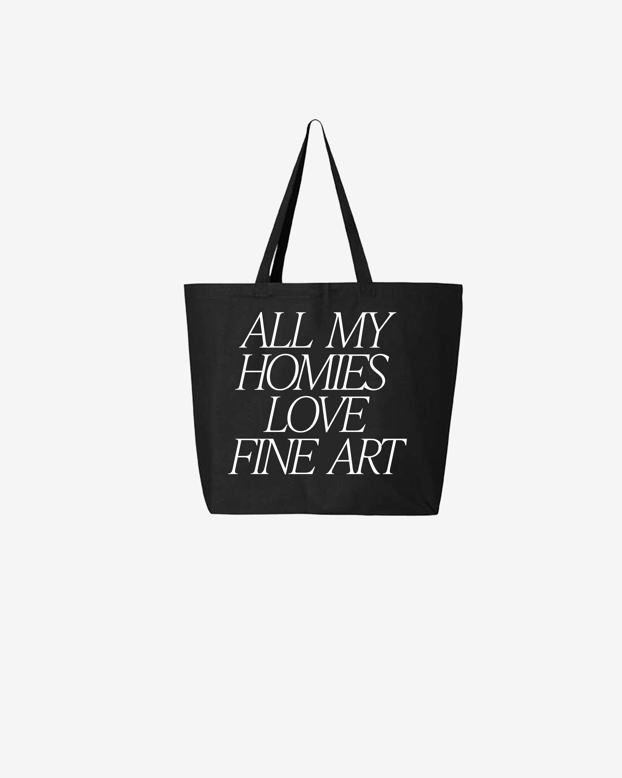 ALL MY HOMIES TOTE (BLACK)