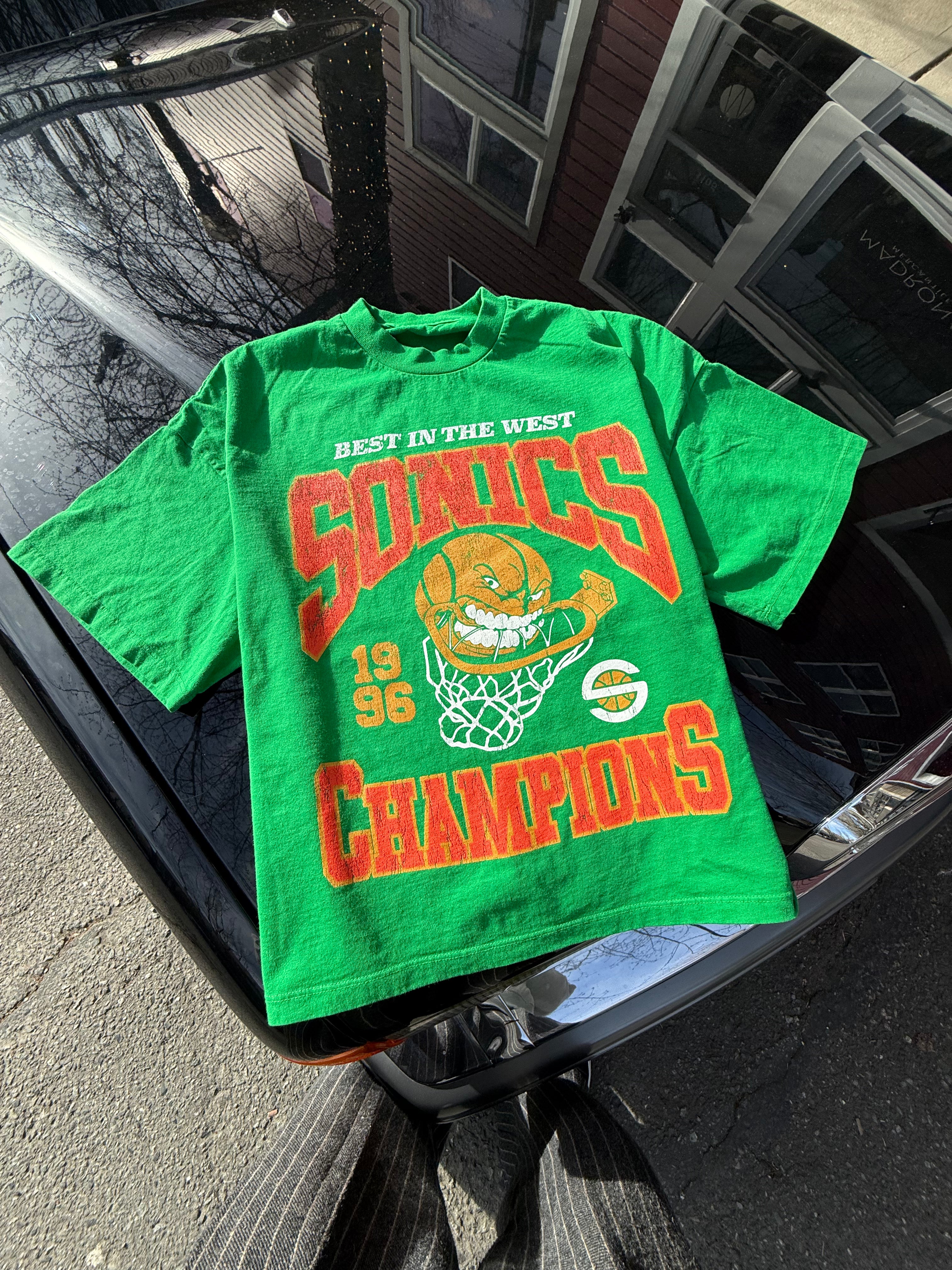 1996 Sonics Crop Tee