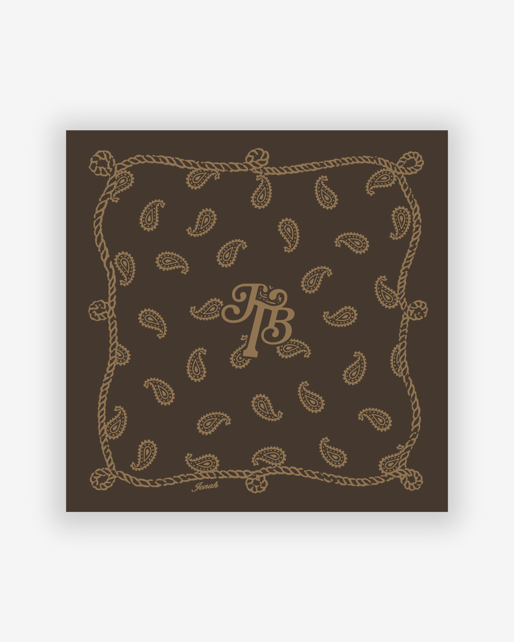 JTB Paisley Silk Bandana