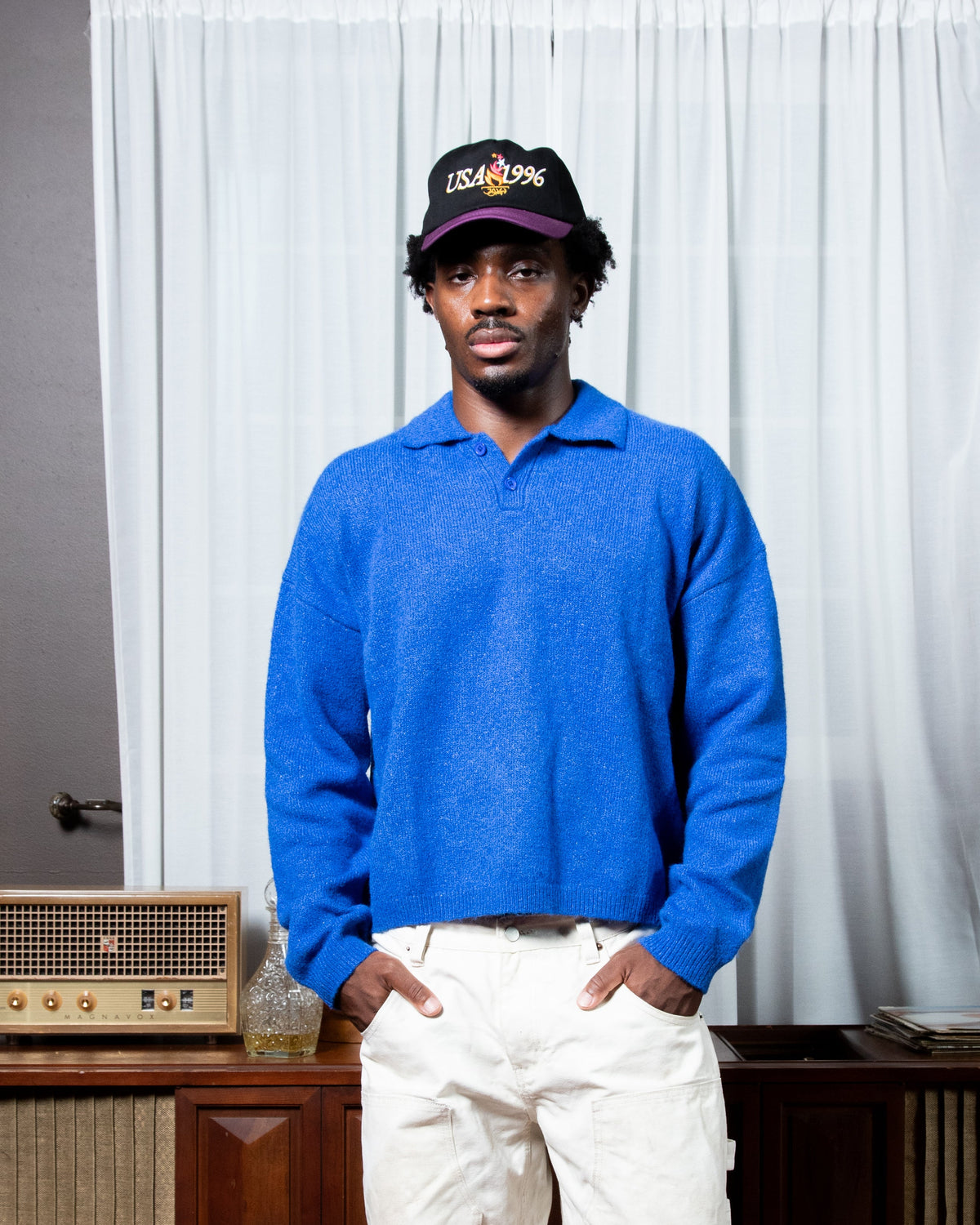 Cherry St Polo (Cobalt)
