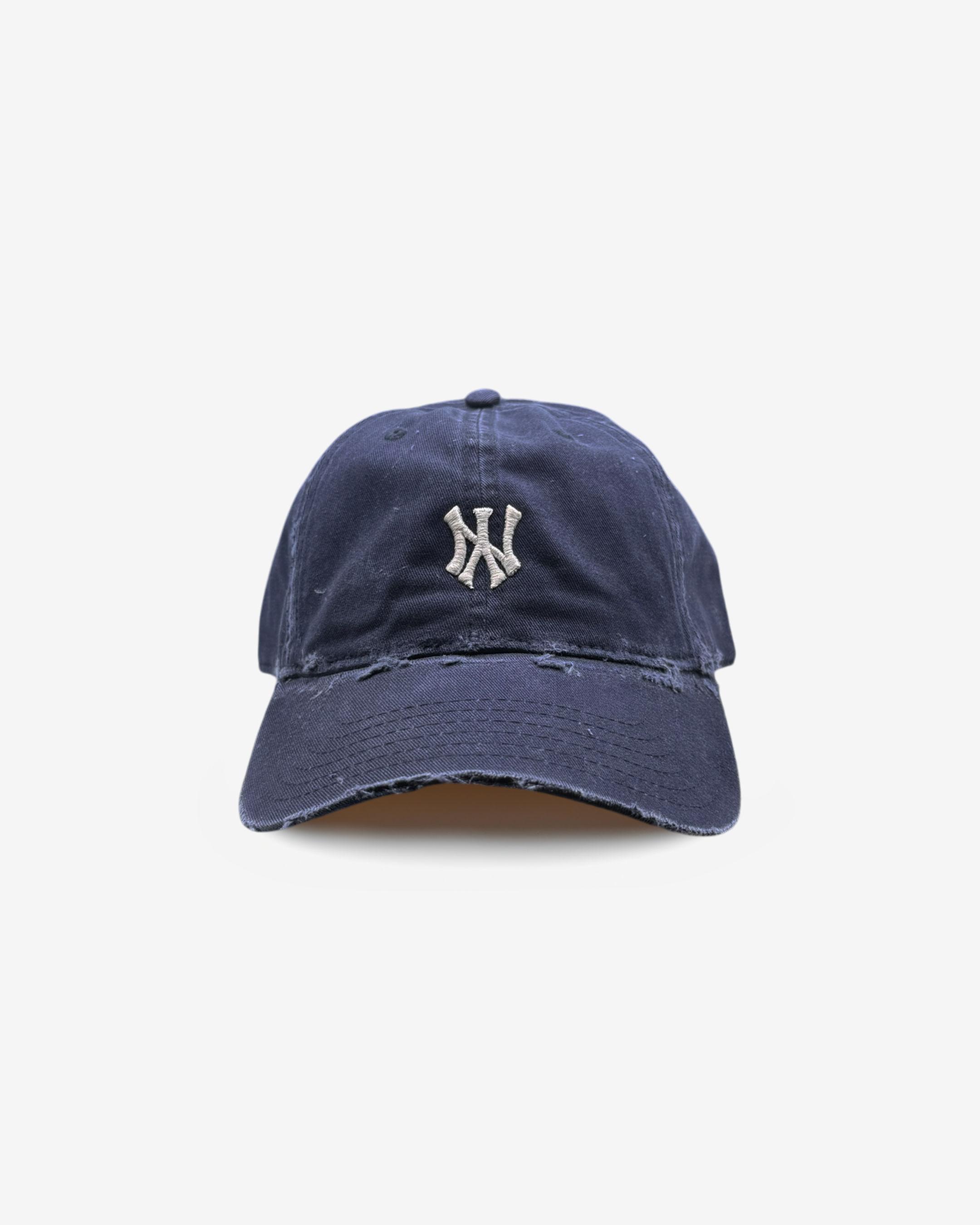 Distressed Downside Dad Cap