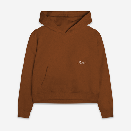 LITTLE LOGO HOODIE (RUST)