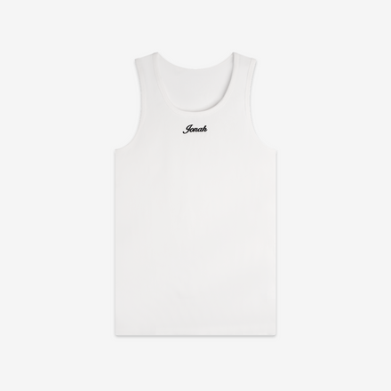 LOGO RIBBED TANK