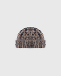 Mohair Cheetah Beanie