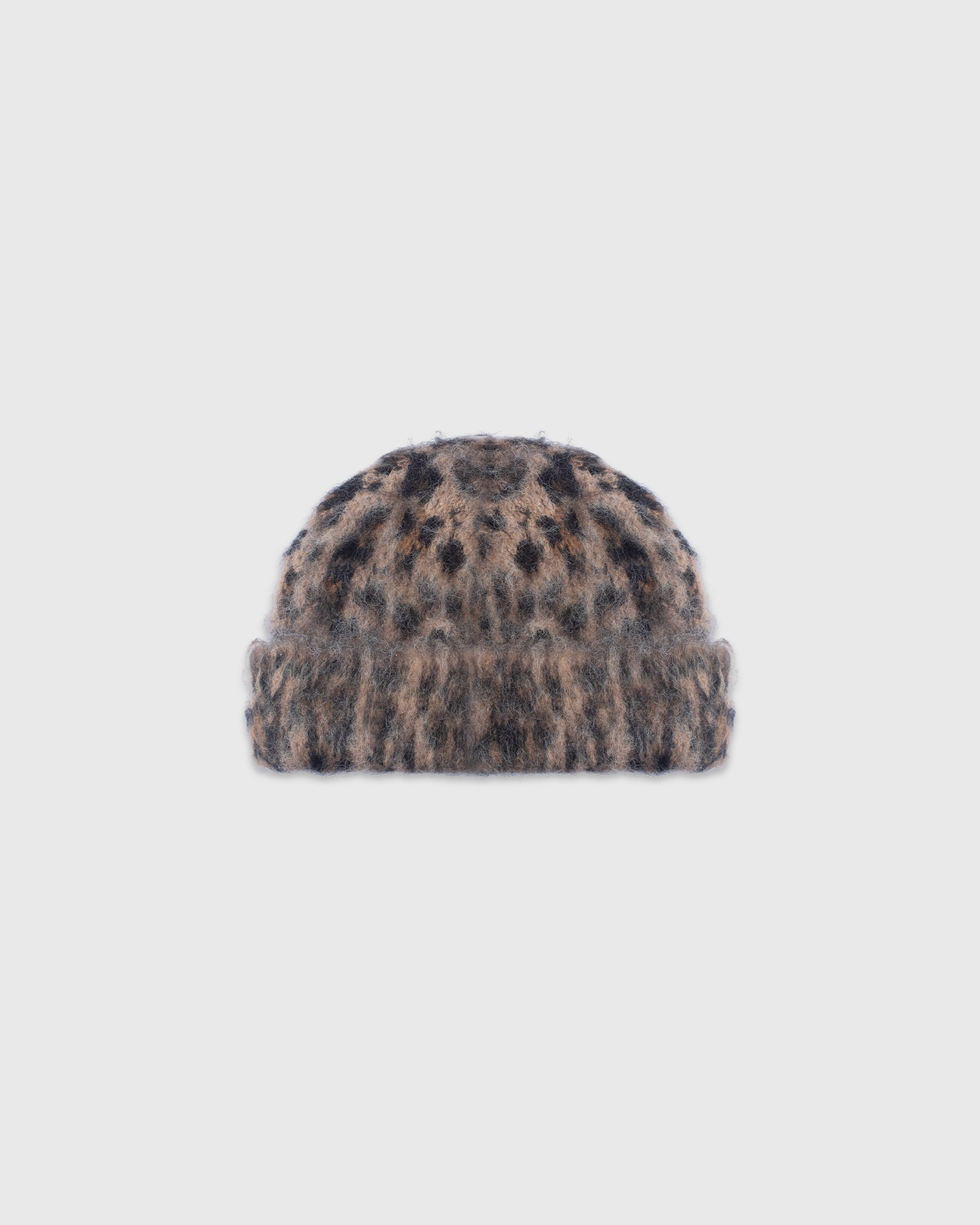 Mohair Cheetah Beanie