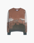 Gradient Mohair Crewneck Sweater