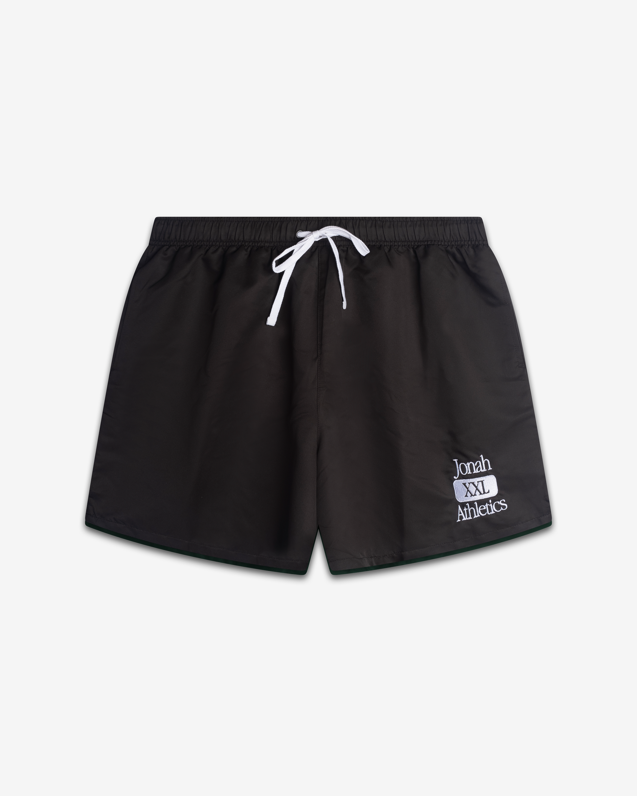 NYLON RUN SHORTS (BLACK)