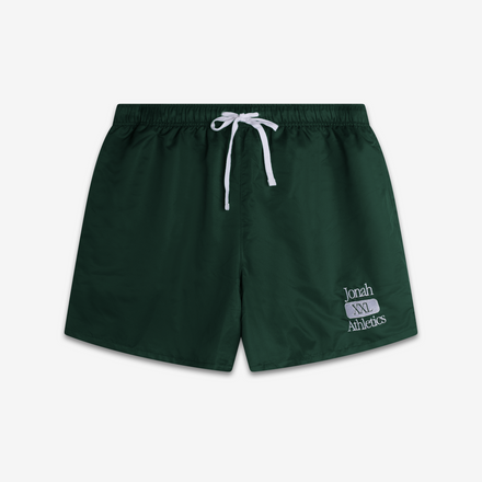 NYLON RUN SHORTS (FOREST)