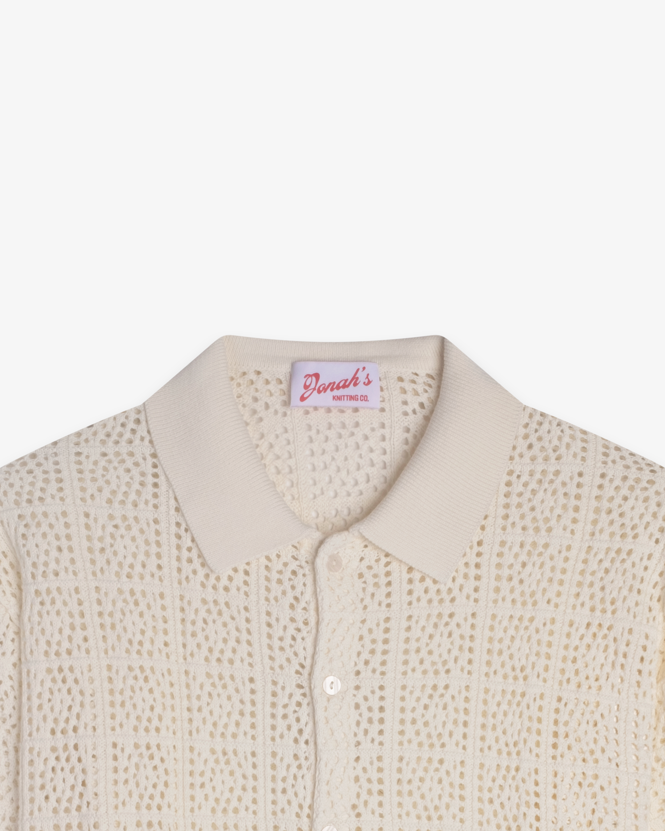 IBITHA PAPI CROCHET BUTTON UP (CREAM)