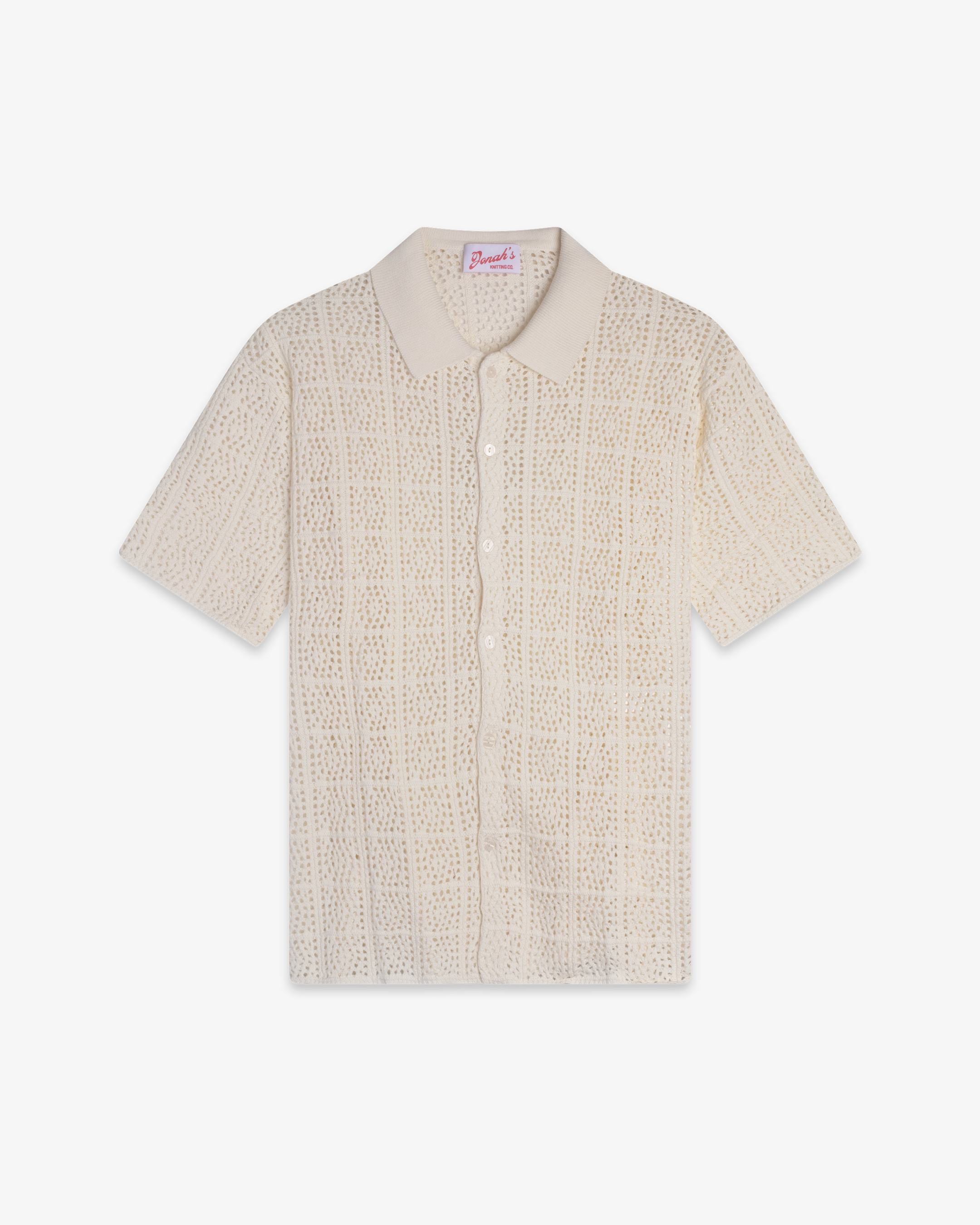 IBITHA PAPI CROCHET BUTTON UP (CREAM)