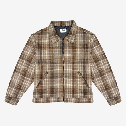 PLAID SHACKET ZIP