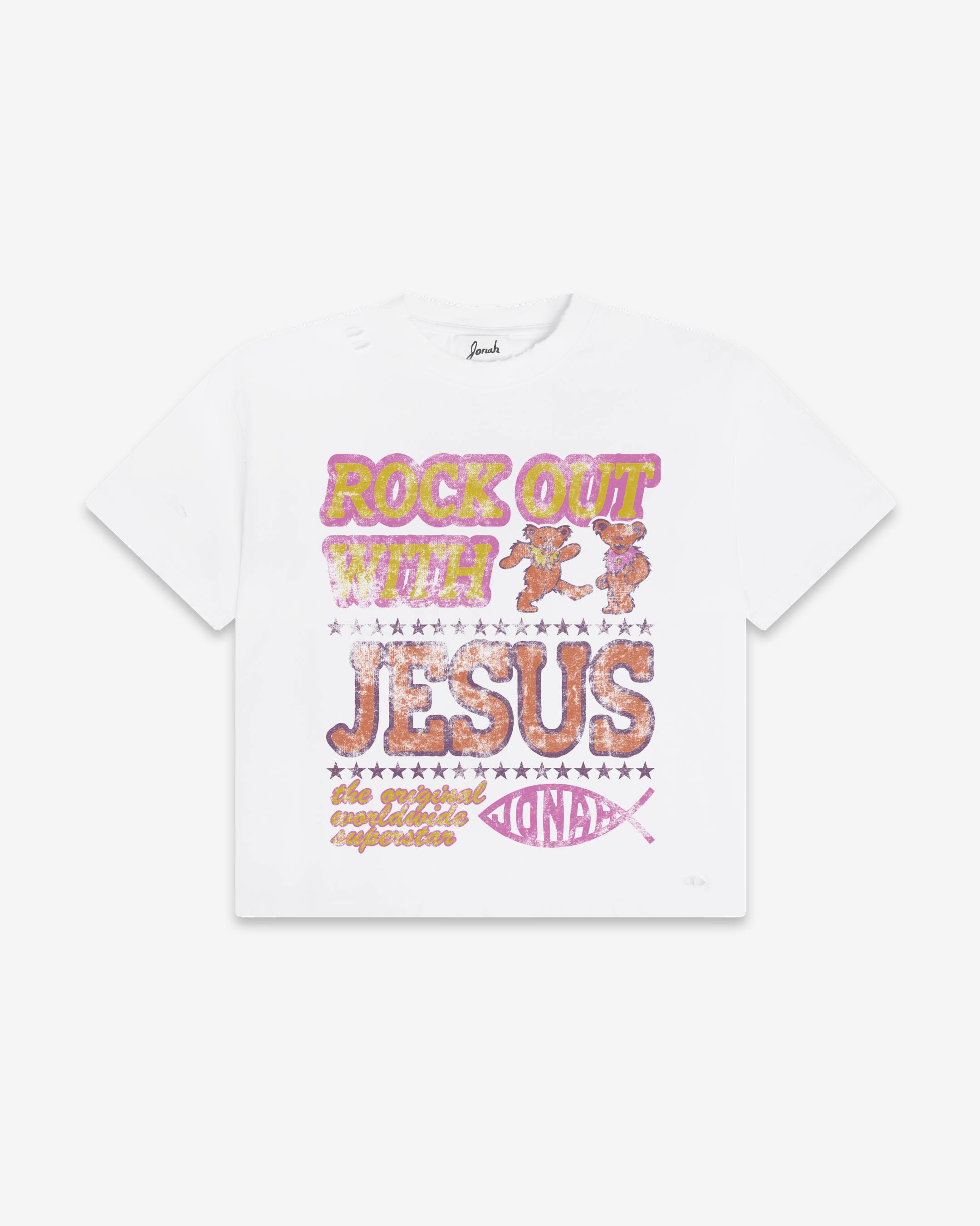 ROCK OUT WITH JESUS TEE