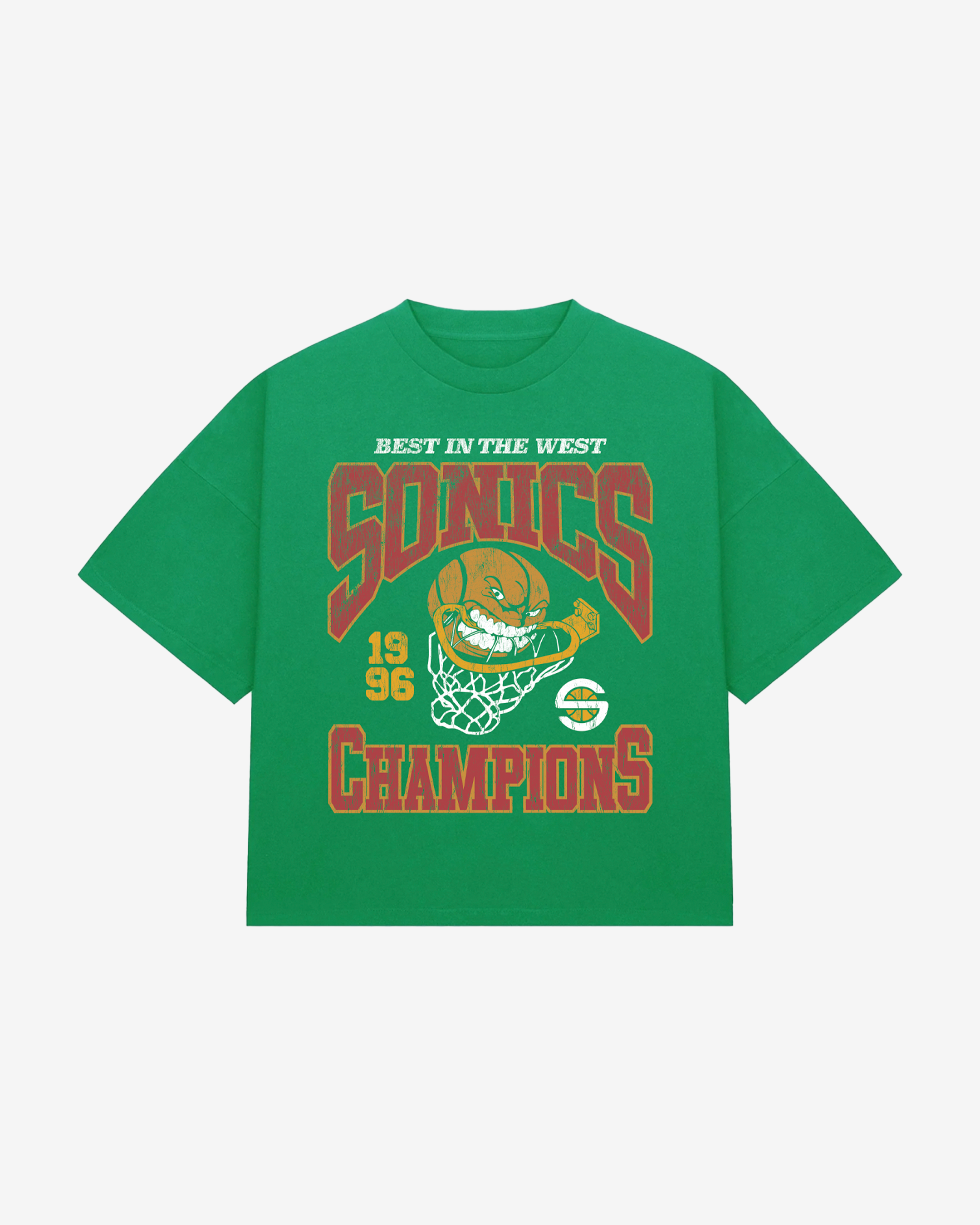 1996 Sonics Crop Tee