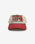 Stanford Golf 96 Cap (Natural/Red)