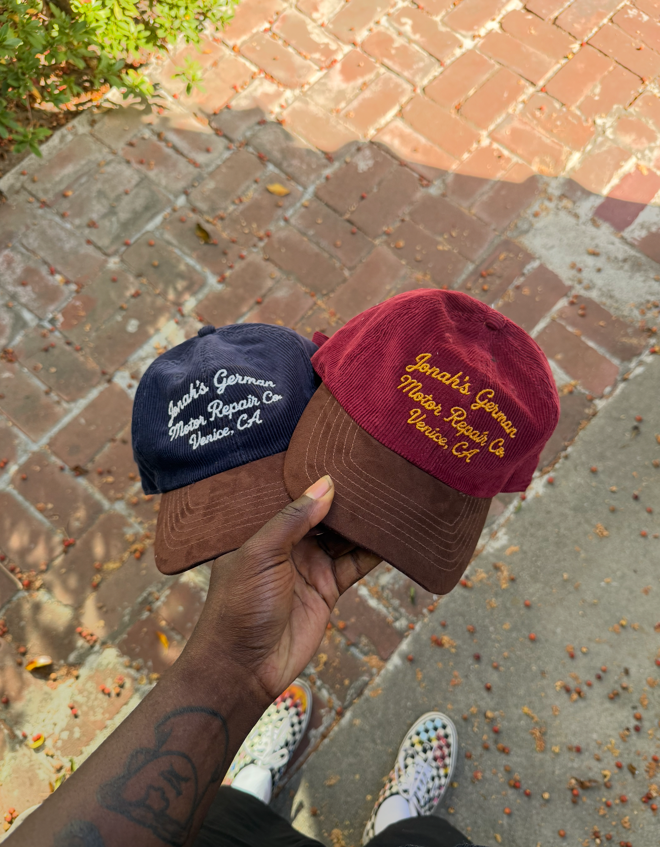 German Motor Repair Cap (Maroon)
