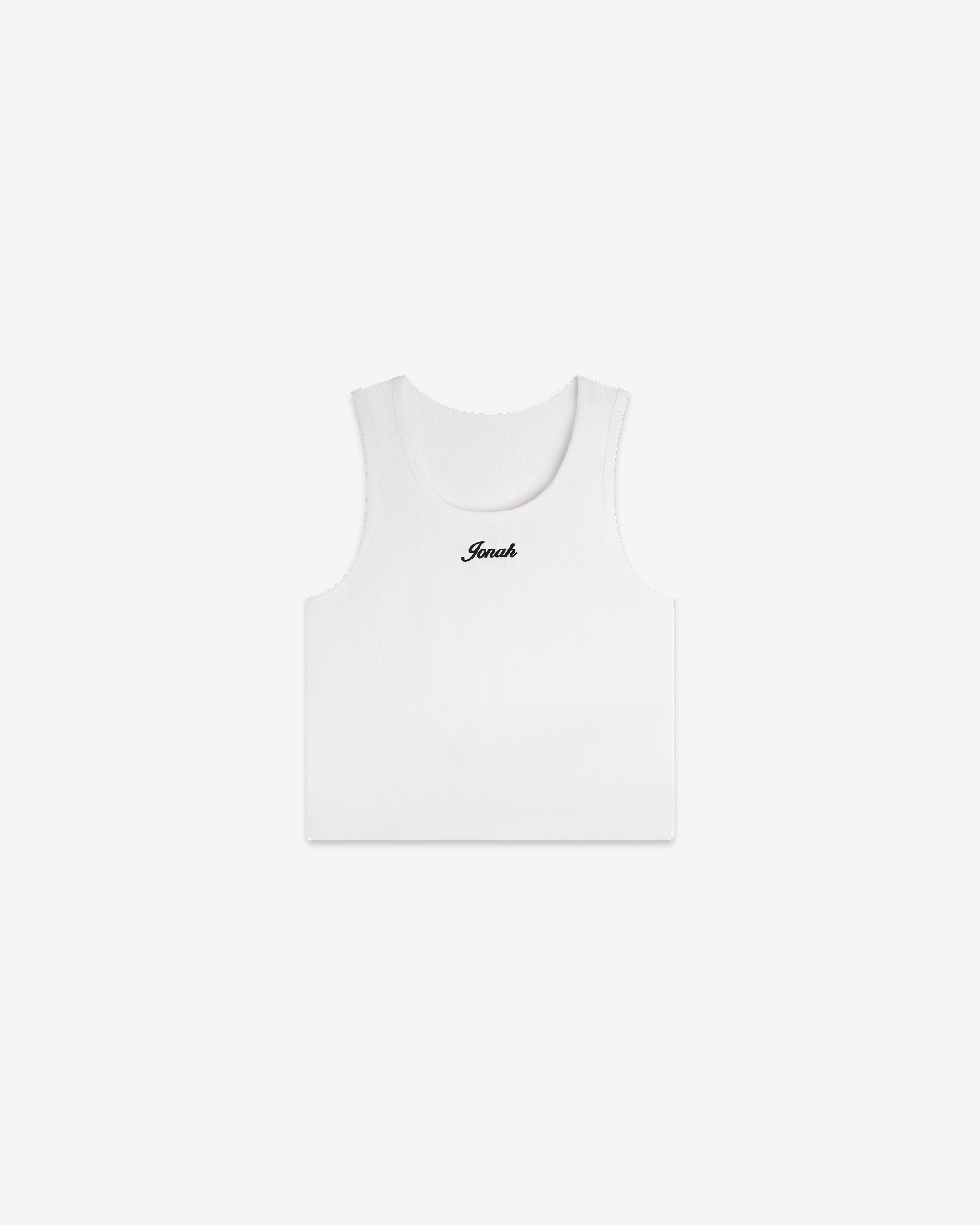 WOMEN'S CROPPED RIBBED TANK